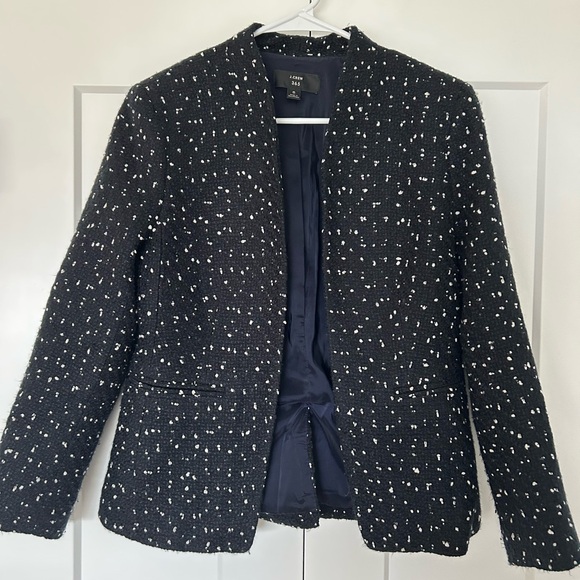 J. Crew Jackets & Blazers - J.Crew Women's Black Tweed Jacket